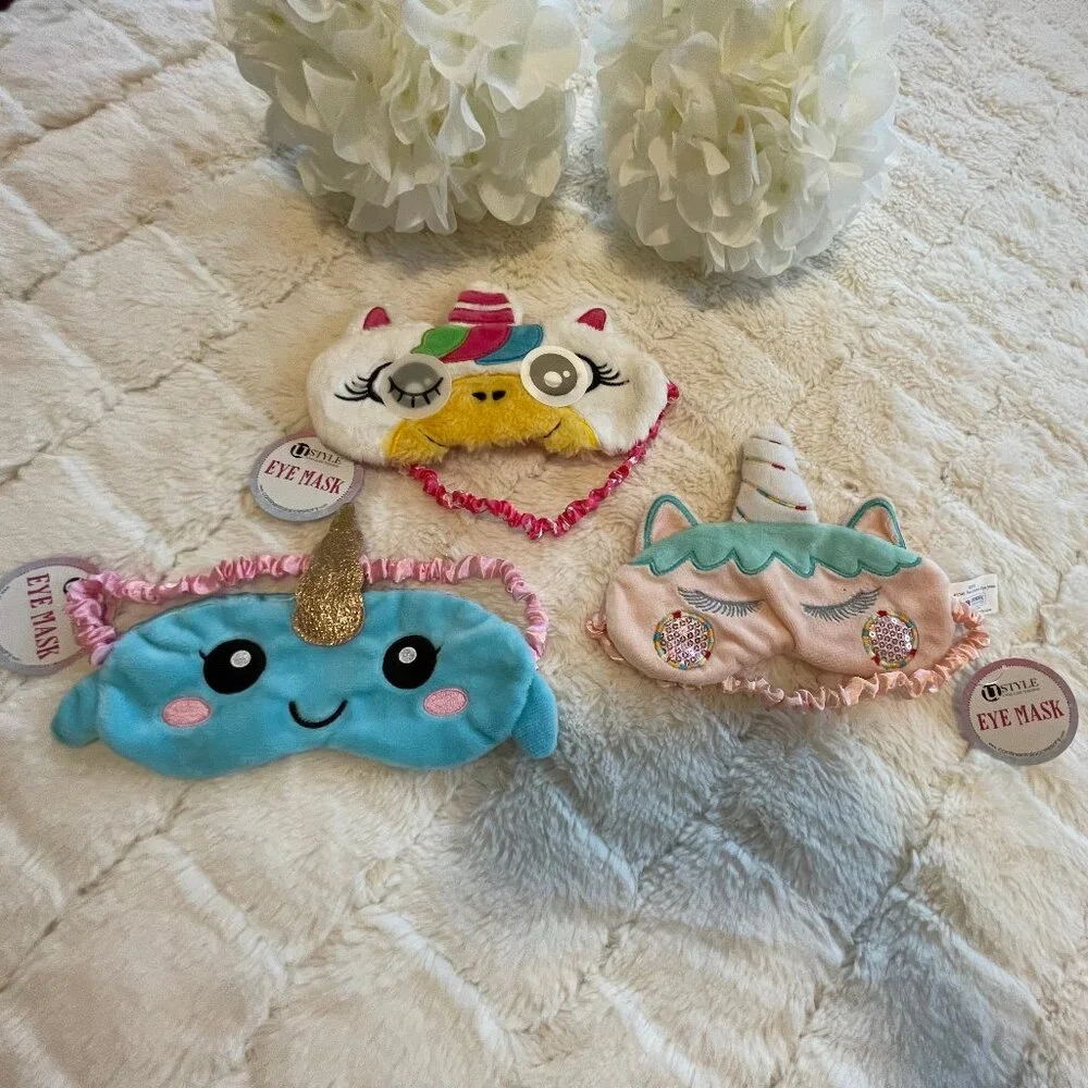 3 x UStyle Eye Masks NWT